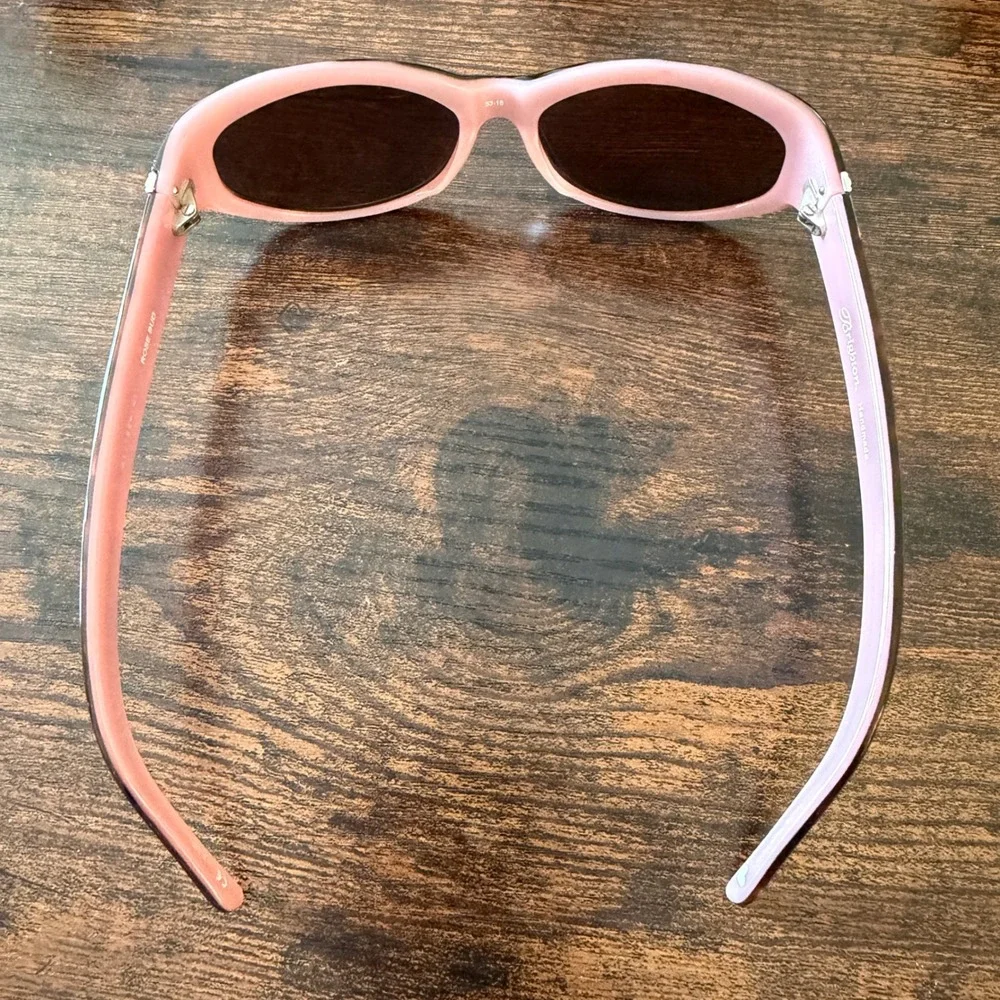 Rare Brighton Rose Bud Sunglasses Handmade Vintage Floral Hardshell Case A1115f